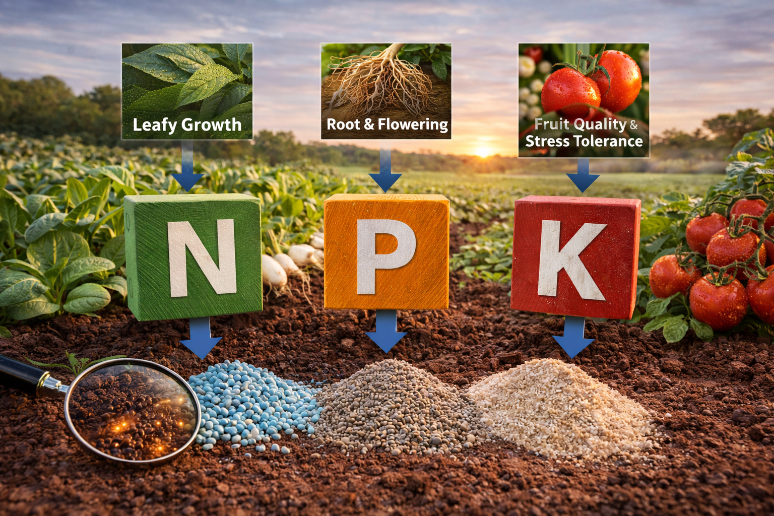 Azot, Fosfor, Potasyum (NPK) Nedir? Hangi Bitkiye Hangi Besin Gerekli?